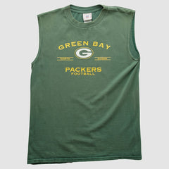 Green Bay Packers NFL 2000s Tank - Green Vintage discount