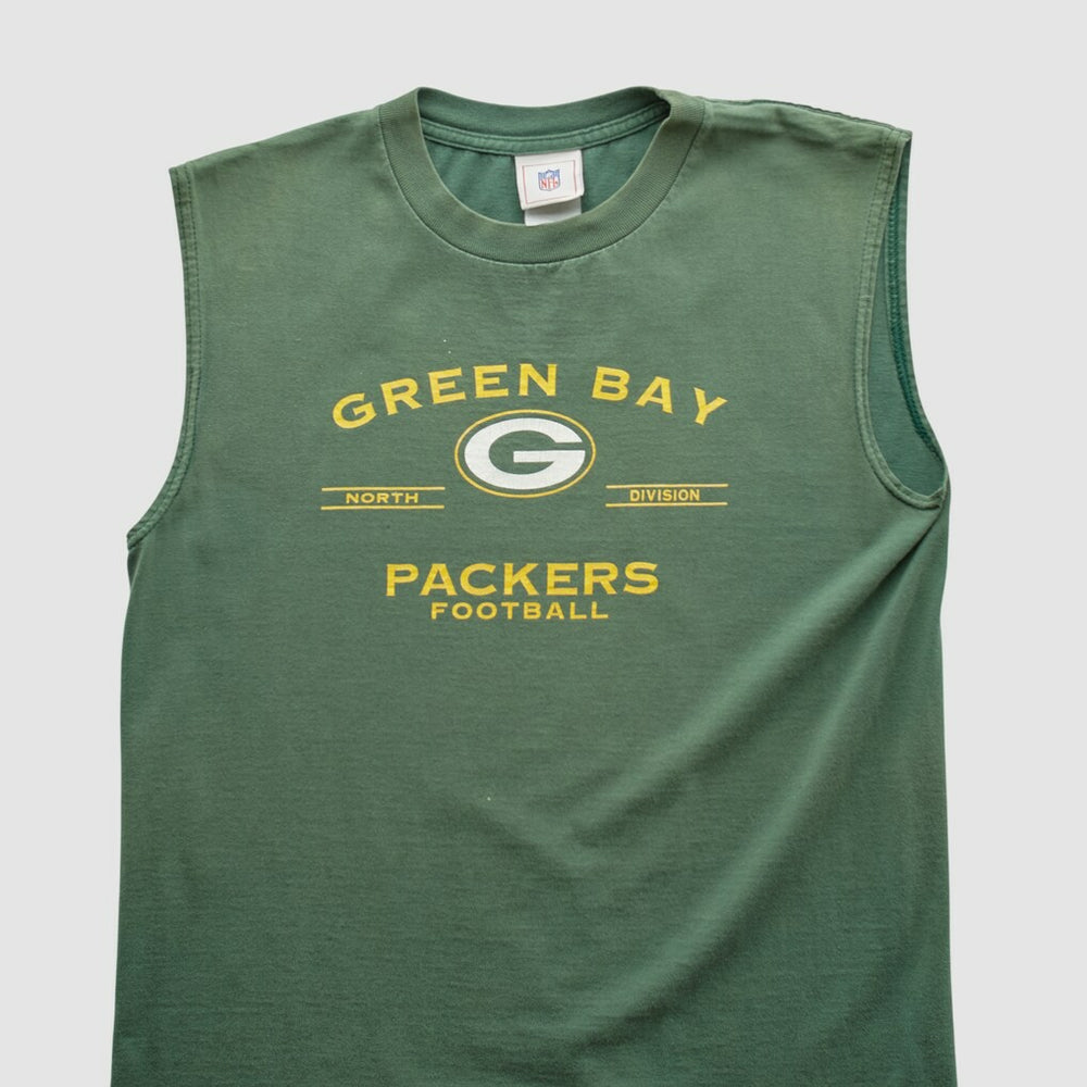 Green Bay Packers NFL 2000s Tank - Green Vintage discount