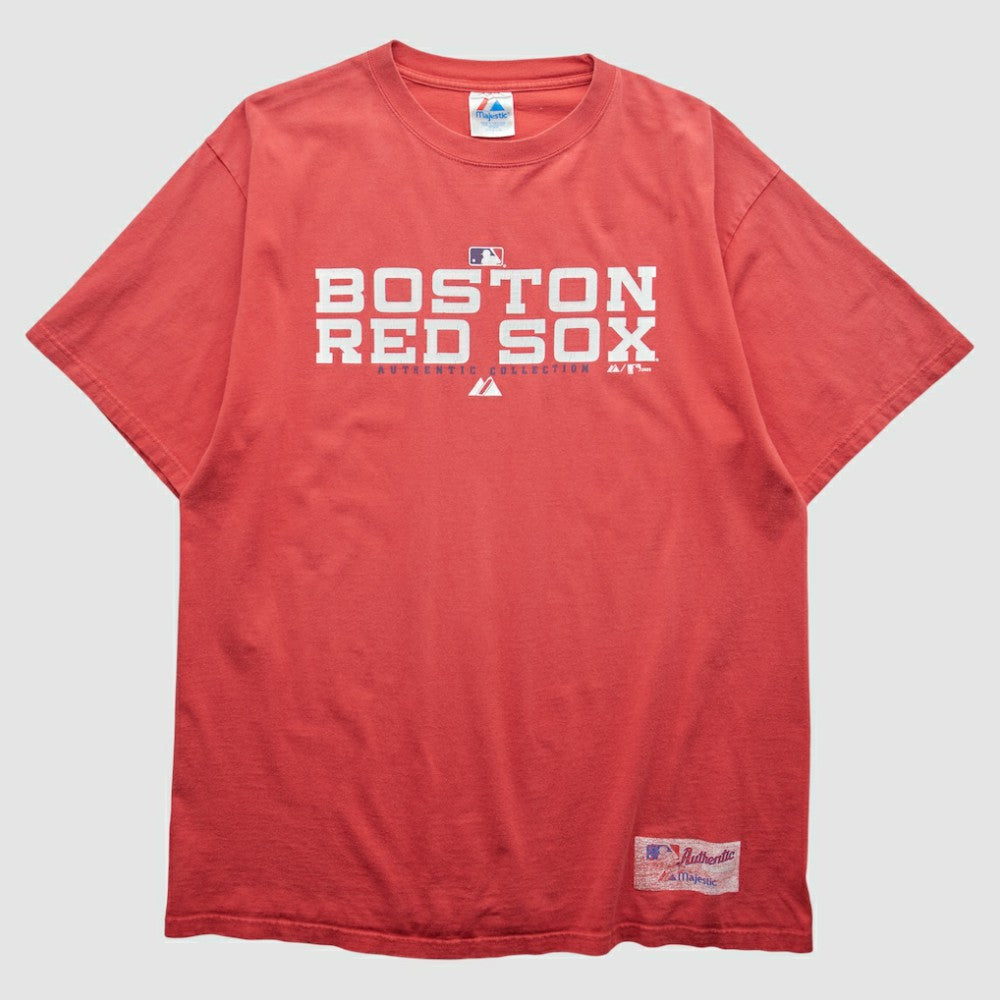 Boston Red Sox Majestic 2005 T-shirt - Red Vintage