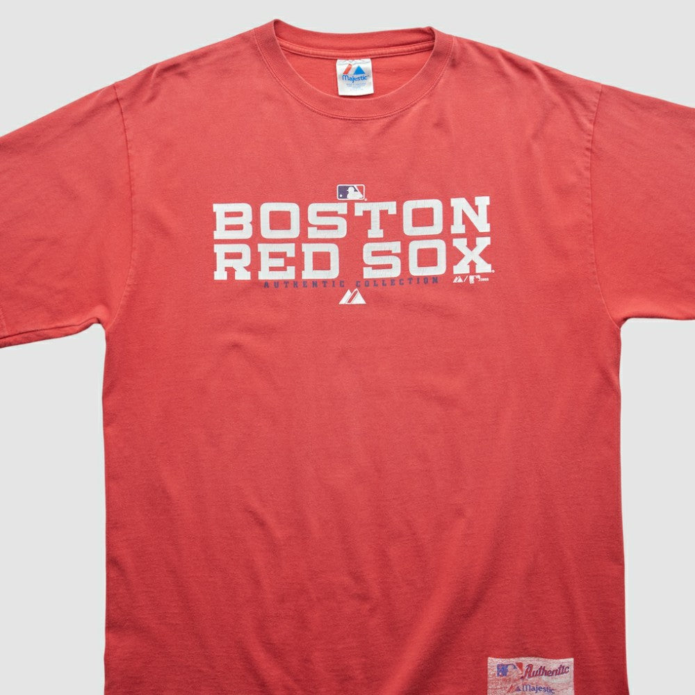 Boston Red Sox Majestic 2005 T-shirt - Red Vintage