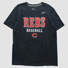 Cincinnati Reds 2010s T-shirt - Black Vintage | Nike