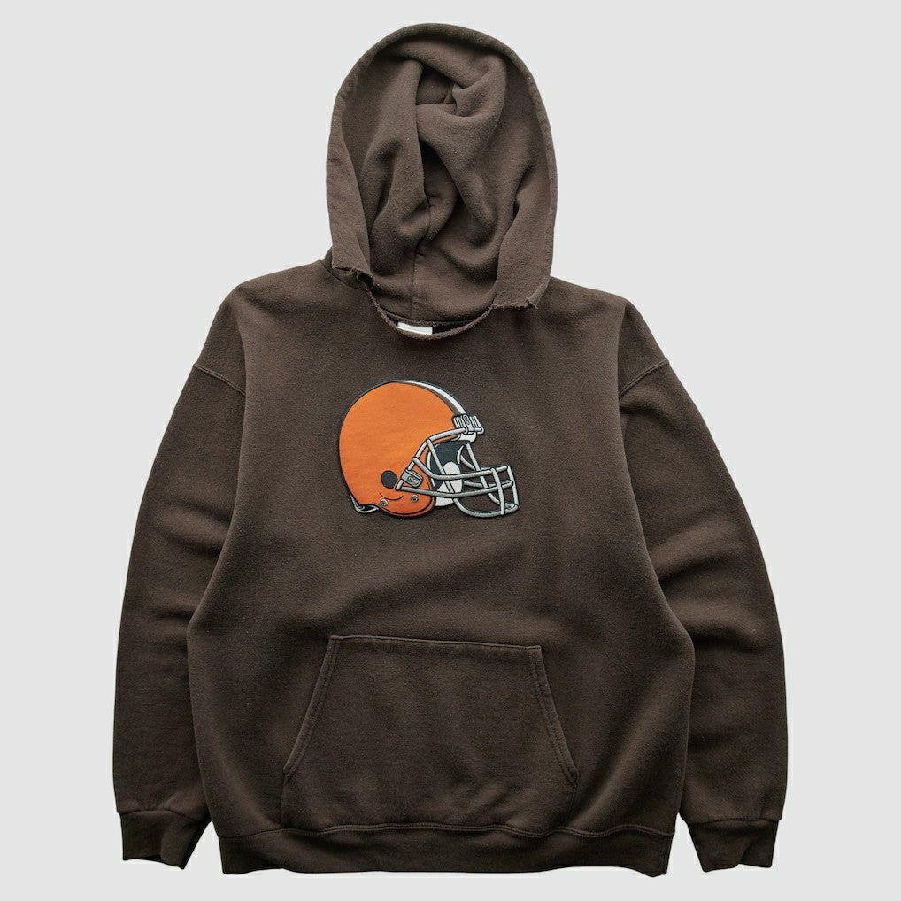 Cleveland Browns NFL 2000s Hooded Pullover Sweatshirt - Brown Vintage online