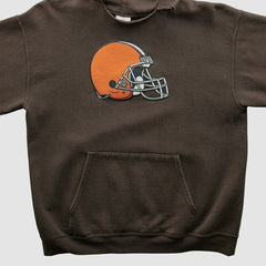 Cleveland Browns NFL 2000s Hooded Pullover Sweatshirt - Brown Vintage online
