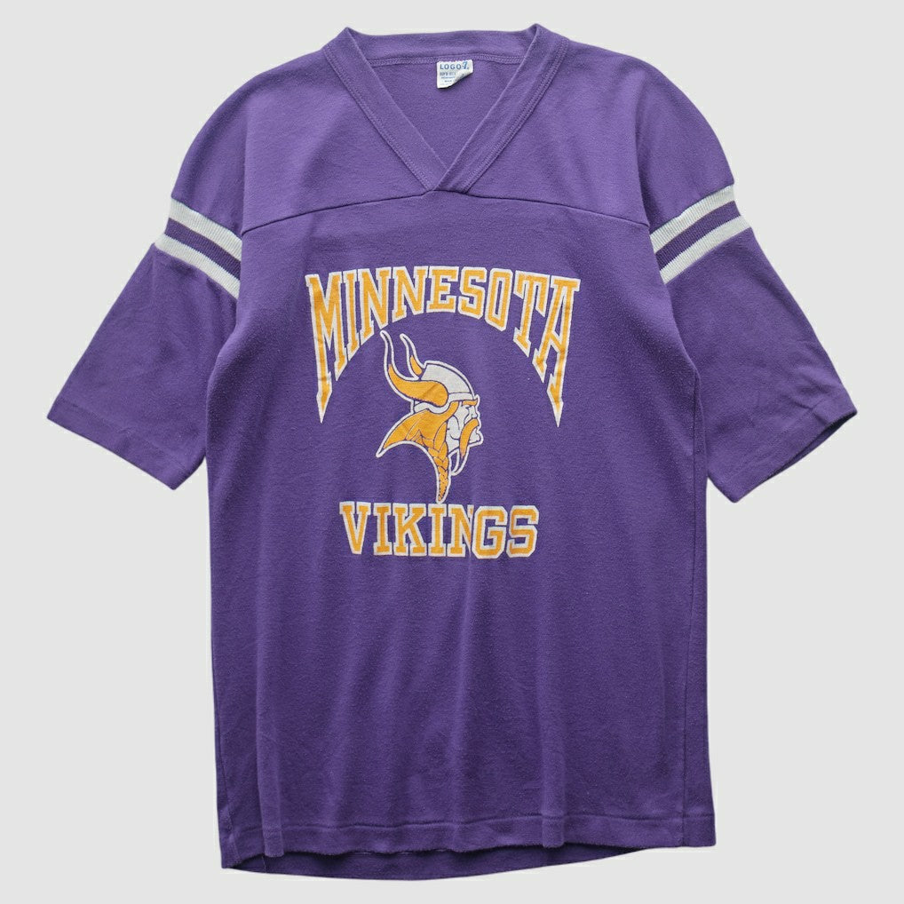 Minnesota Vikings Logo 7 90s T-shirt - Purple Vintage on sale