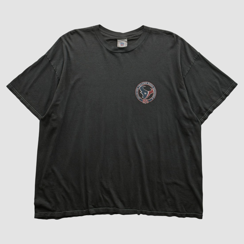 Houston Texans NFL 2000s T-shirt - Charcoal Vintage for sale