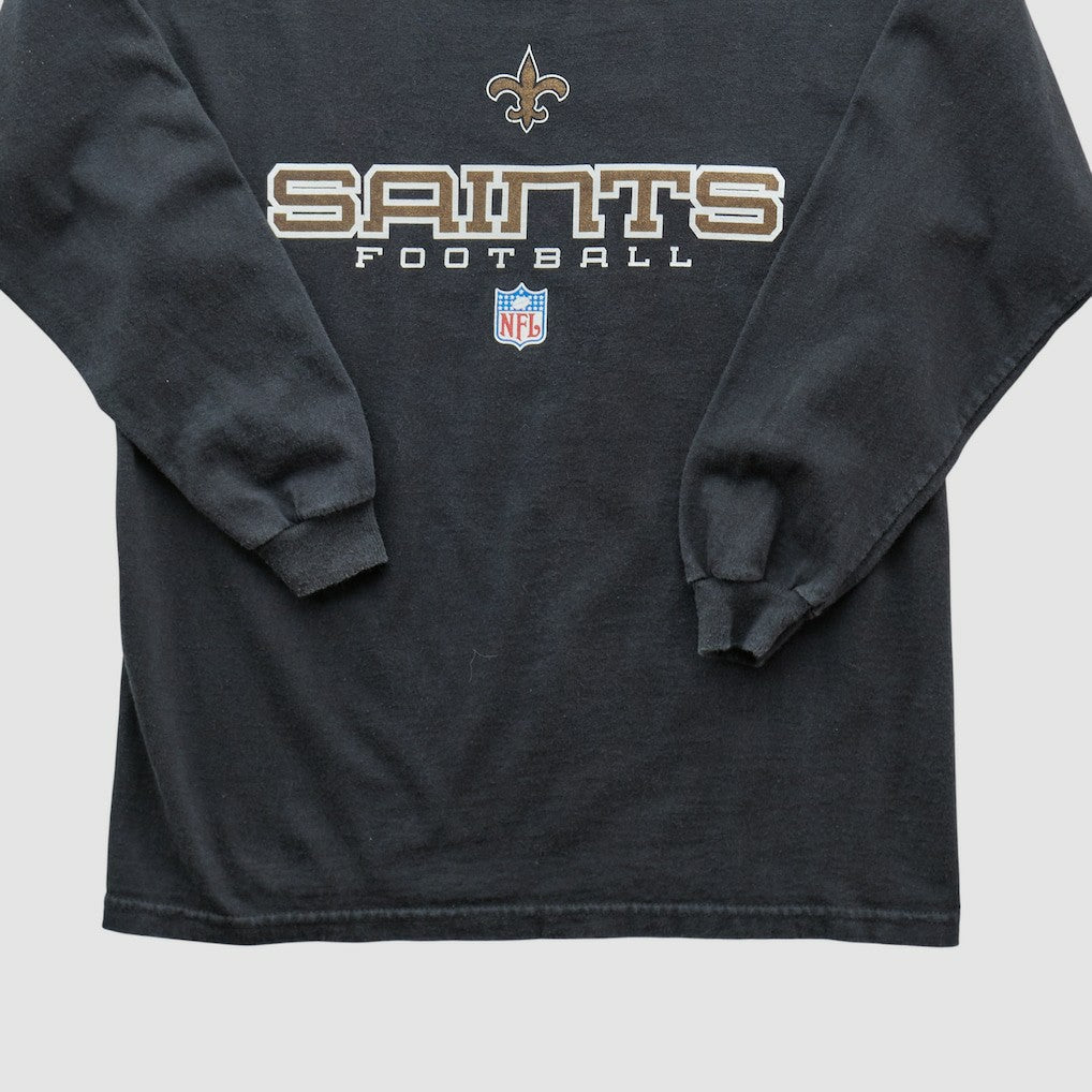 New Orleans Saints Reebok 2000s Pullover Sweatshirt - Black Vintage cheap