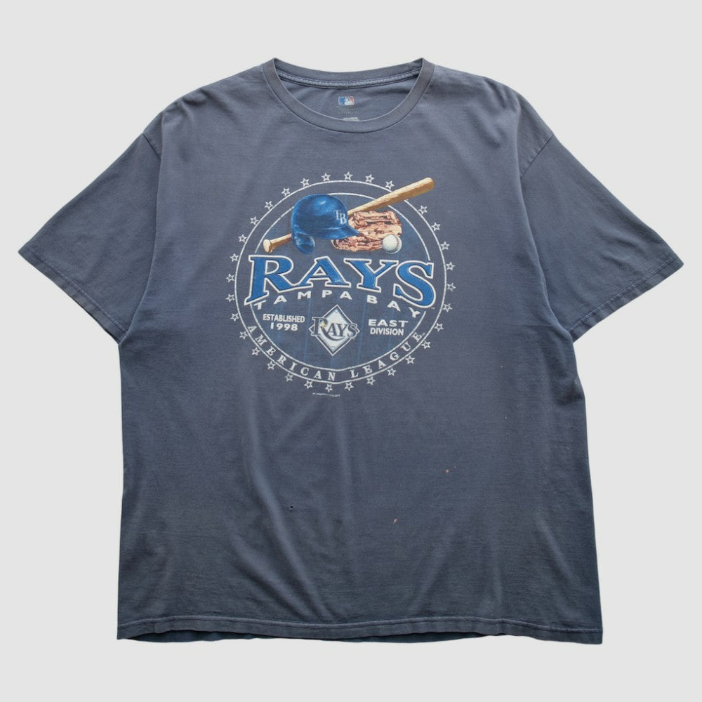 Tampa Bay Rays MLB Genuine Merchandise 2000s T-shirt - Navy Vintage