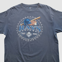 Tampa Bay Rays MLB Genuine Merchandise 2000s T-shirt - Navy Vintage