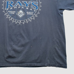 Tampa Bay Rays MLB Genuine Merchandise 2000s T-shirt - Navy Vintage
