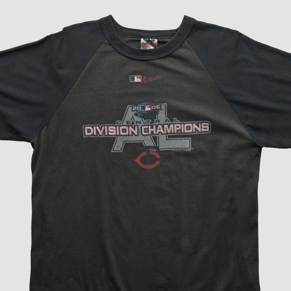 Minnesota Twins Alstyle Apparel 2006 T-shirt - Charcoal Vintage