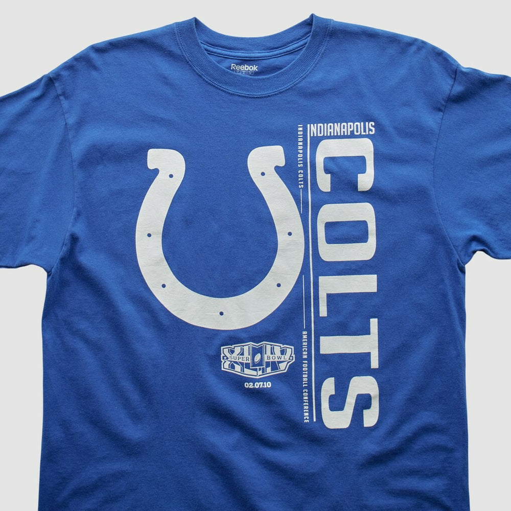 Indianapolis Colts Reebok 2010 T-shirt - Blue Vintage cheap