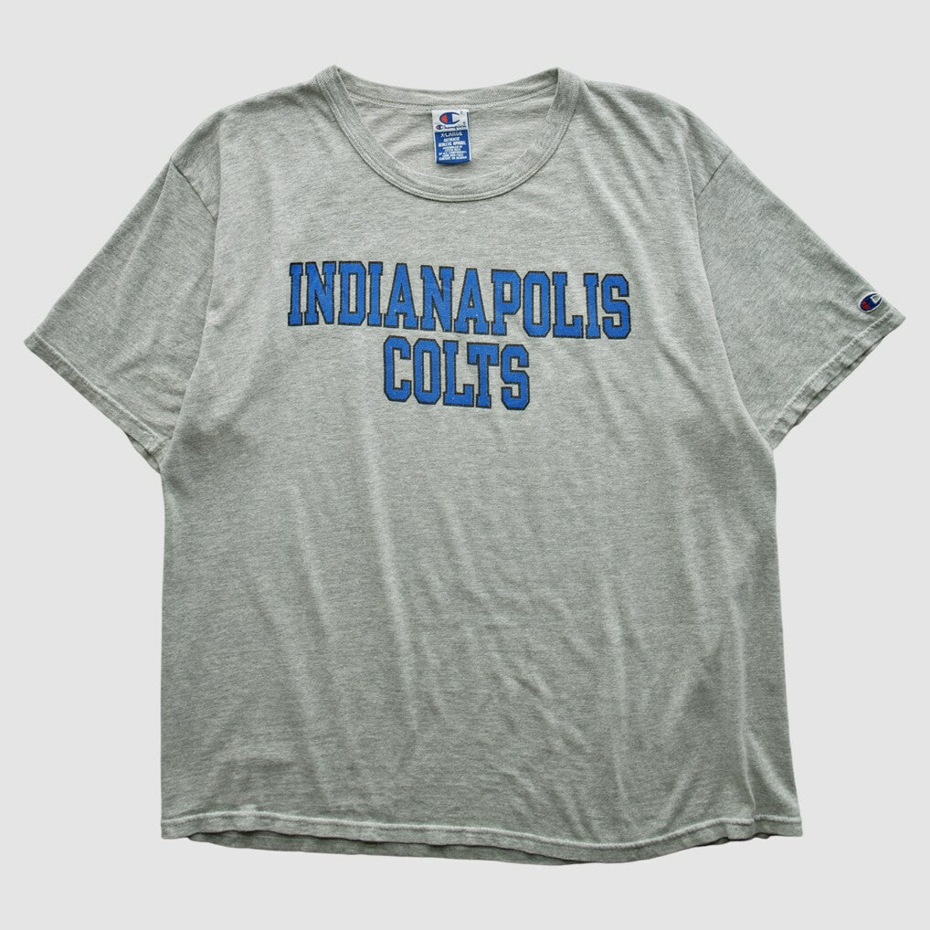 Indianapolis Colts Champion 2000s T-shirt - Heather Gray Vintage for sale