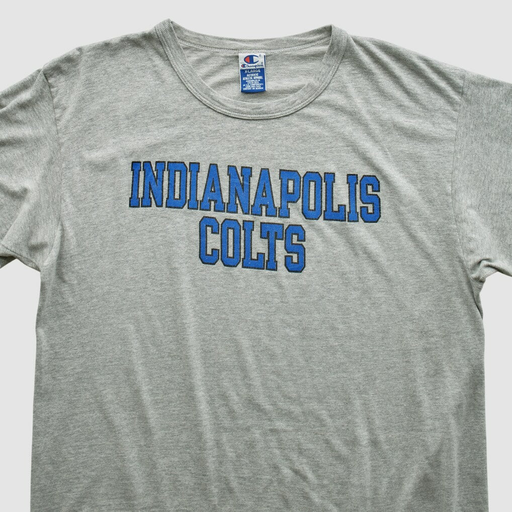 Indianapolis Colts Champion 2000s T-shirt - Heather Gray Vintage for sale