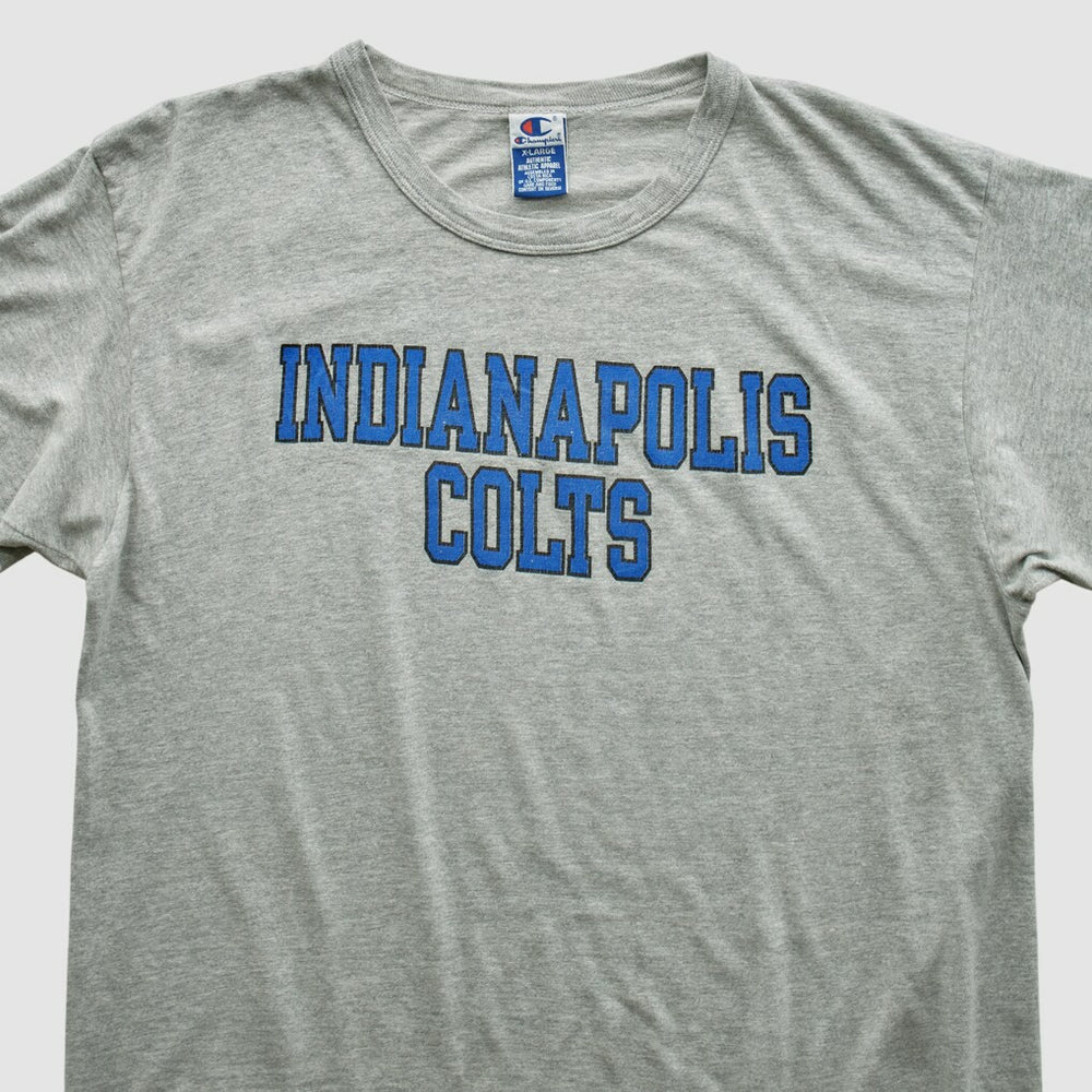 Indianapolis Colts Champion 2000s T-shirt - Heather Gray Vintage for sale