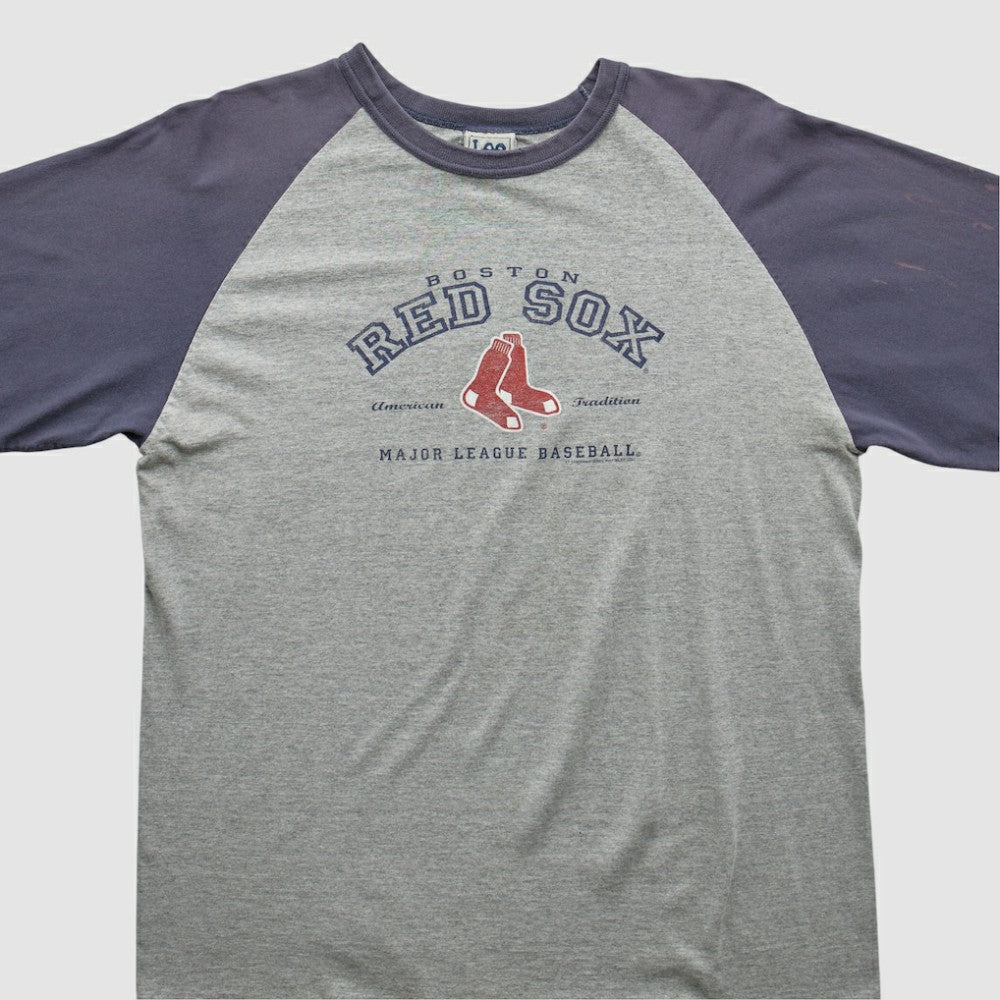 Boston Red Sox Lee Apparel 2000s T-shirt - Heather Gray Vintage
