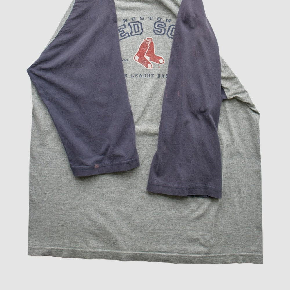Boston Red Sox Lee Apparel 2000s T-shirt - Heather Gray Vintage