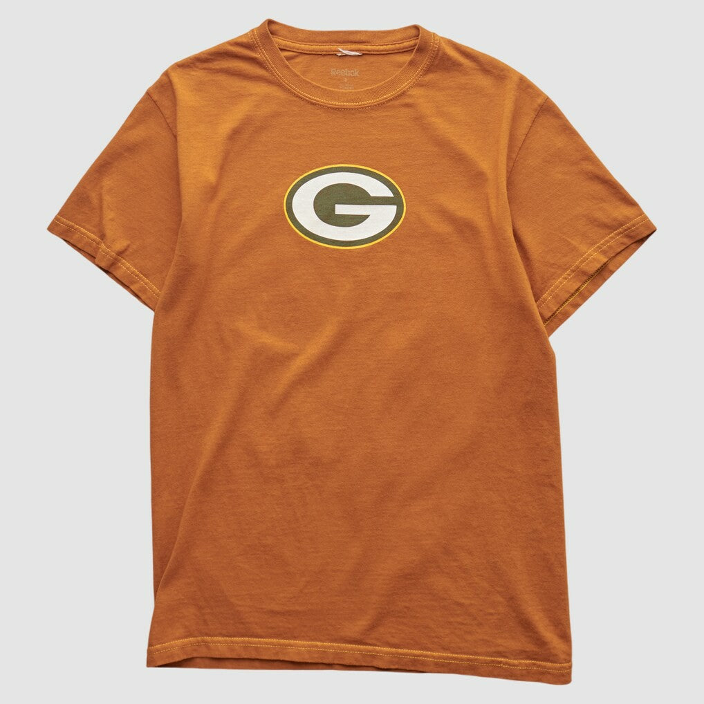 Green Bay Packers Reebok 2000s T-shirt - Orange Vintage sale