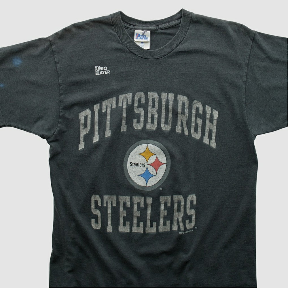 Pittsburgh Steelers Pro Player 1996 T-shirt - Black Vintage cheap