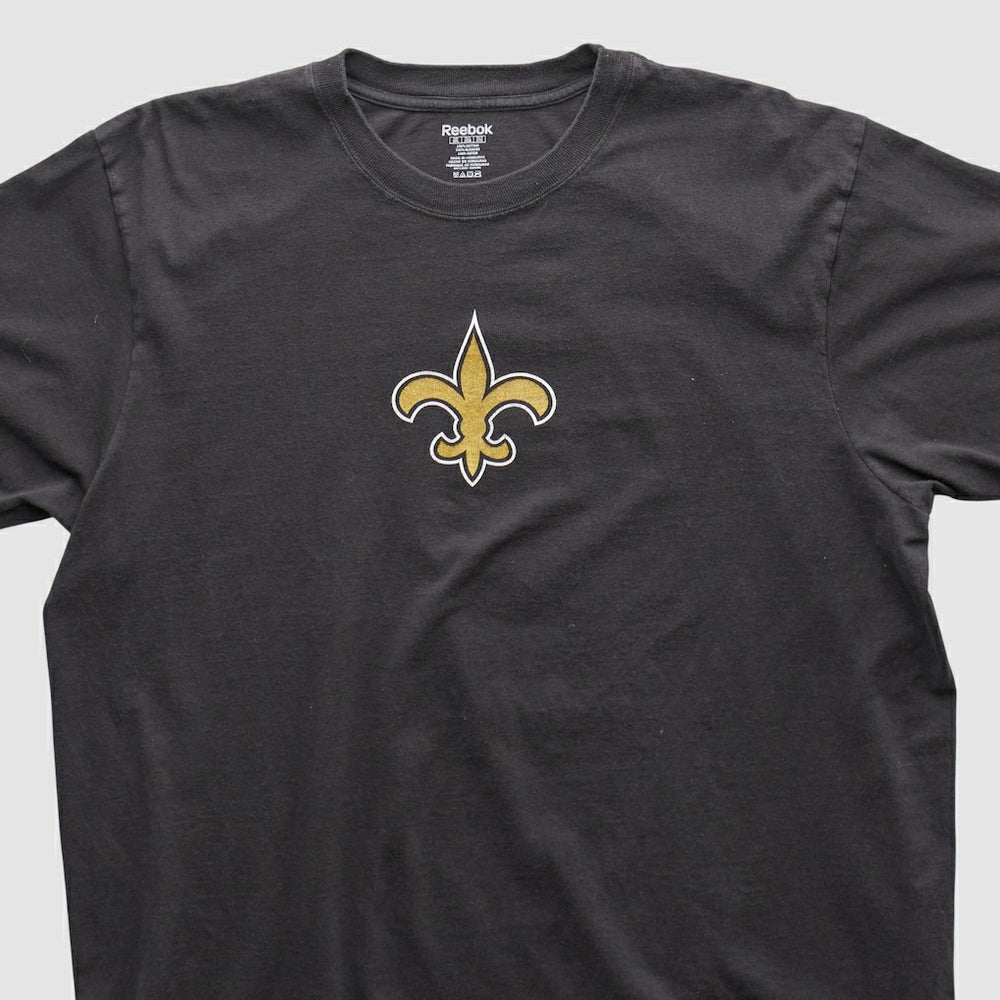 New Orleans Saints Reebok 2000s T-shirt - Black Vintage sale