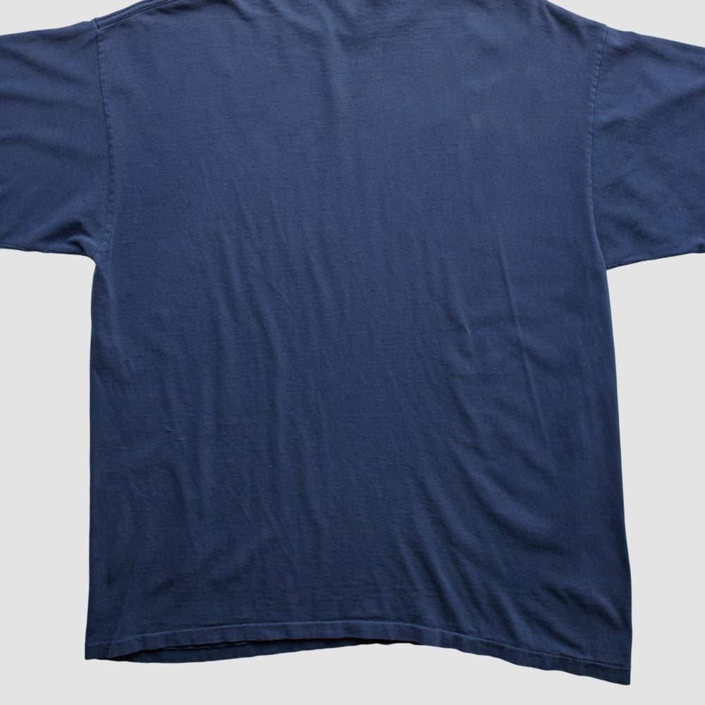 Denver Broncos Tultex 90s T-shirt - Navy Vintage sale