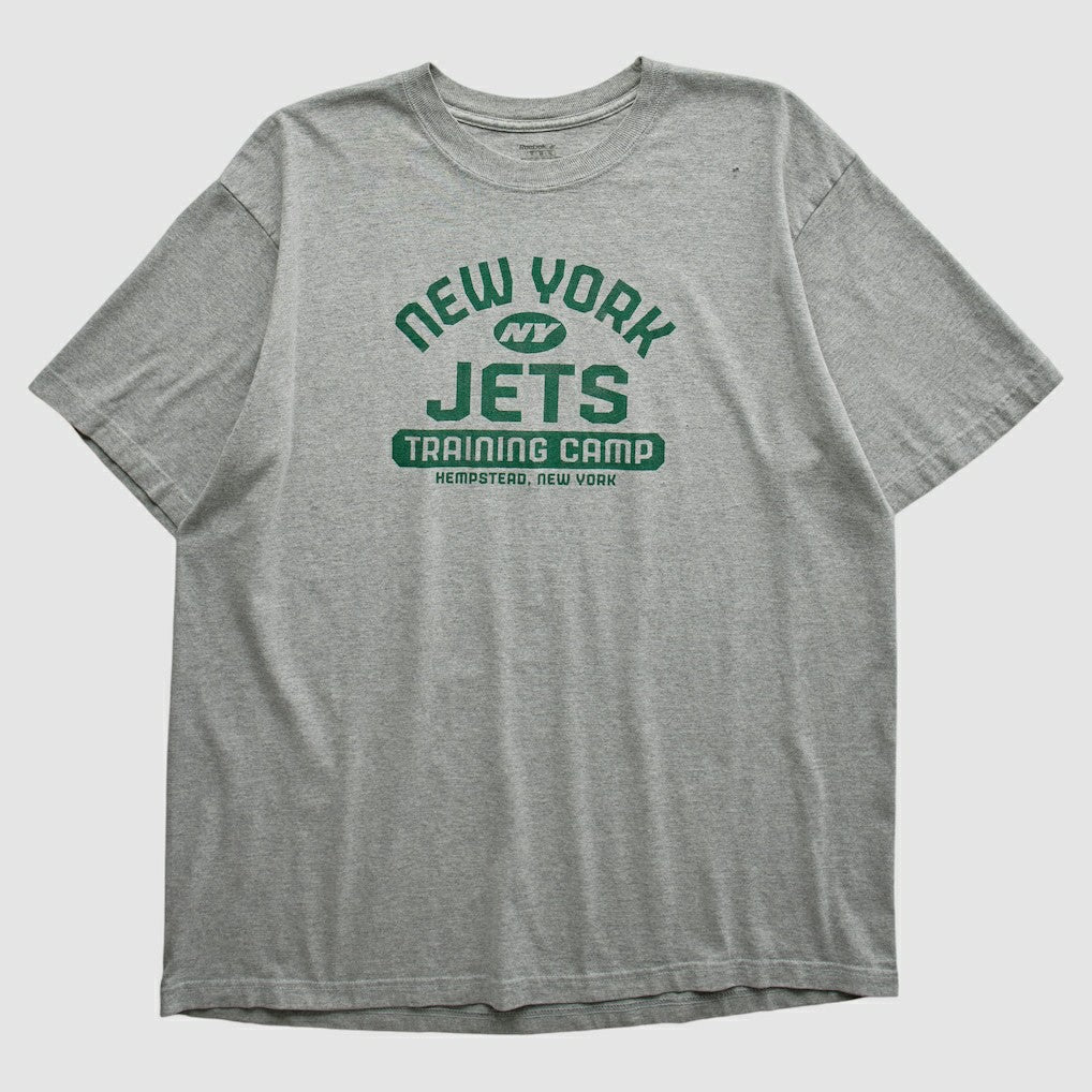 New York Jets Reebok 2000s T-shirt - Heather Gray Vintage cheap