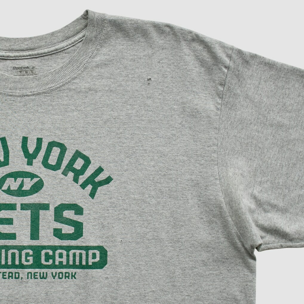New York Jets Reebok 2000s T-shirt - Heather Gray Vintage cheap