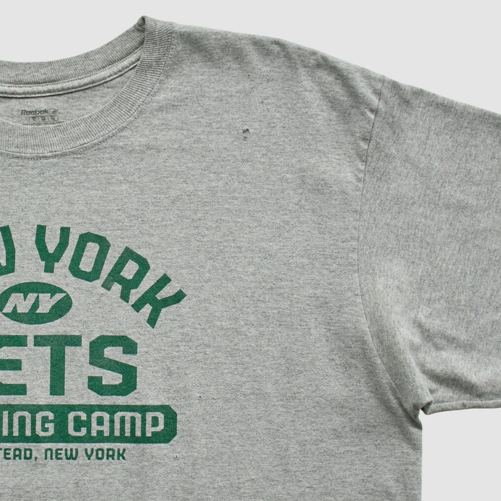 New York Jets Reebok 2000s T-shirt - Heather Gray Vintage cheap