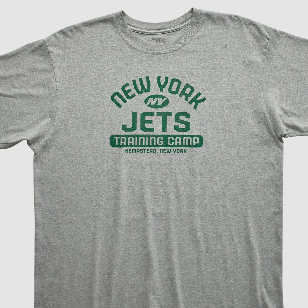 New York Jets Reebok 2000s T-shirt - Heather Gray Vintage cheap