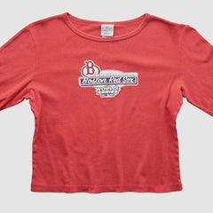 Boston Red Sox MLB 2004 Long Sleeve T-shirt - Red Vintage