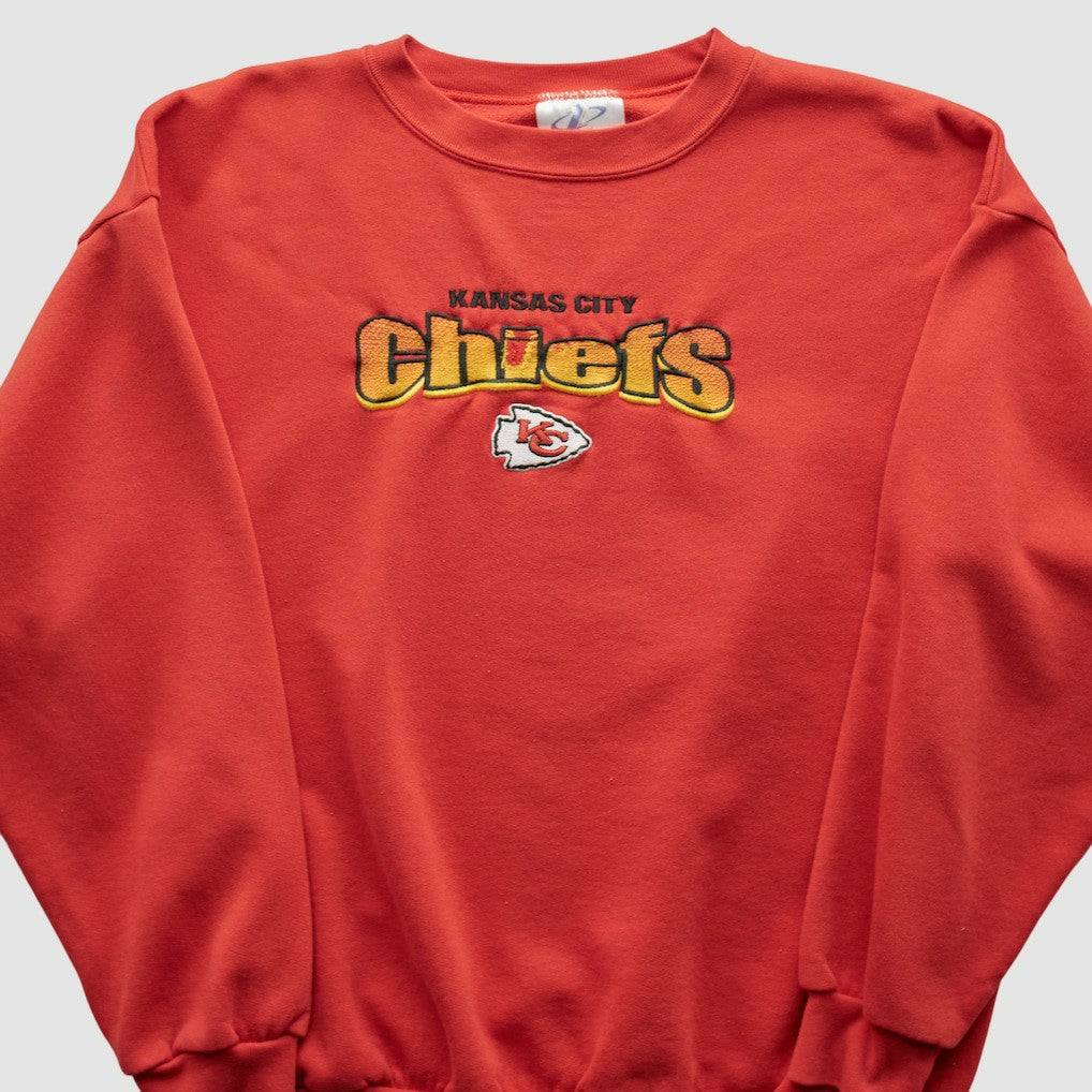 Kansas City Chiefs Logo Athletic 90s Sweatshirt - Red Vintage discount