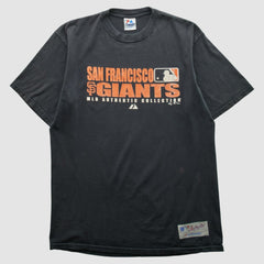 San Francisco Giants Majestic 2007 T-shirt - Black Vintage