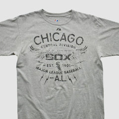 Chicago White Sox Majestic 2010s T-shirt - Heather Gray Vintage