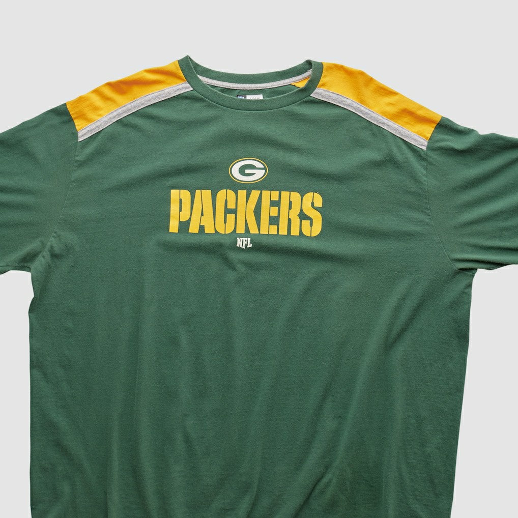 Green Bay Packers NFL 2000s Long Sleeve T-shirt - Green Vintage on sale