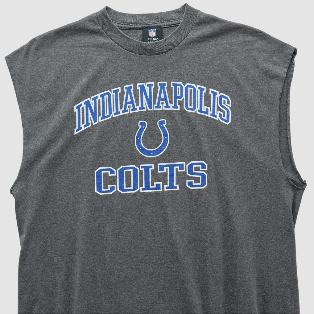 Indianapolis Colts Team Edition Apparel 2010s Tank - Dark Heather Gray Vintage discount