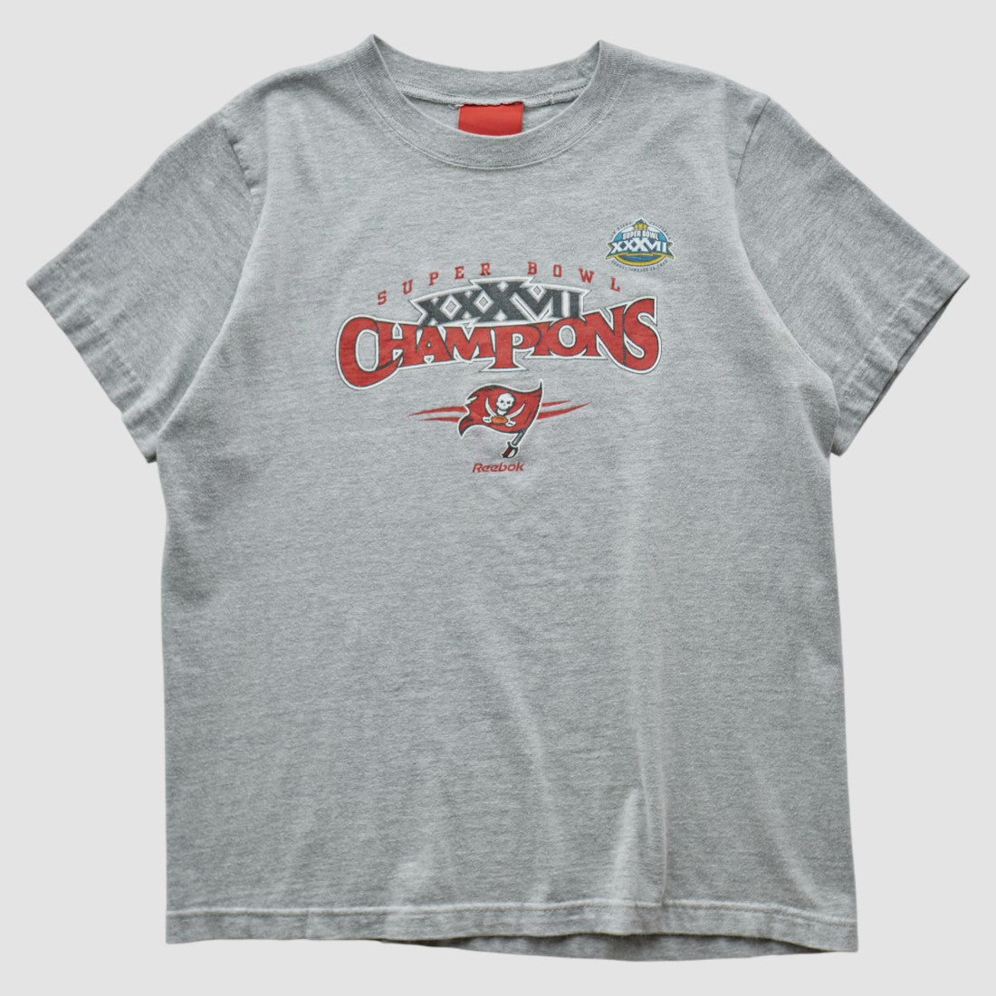 Tampa Bay Buccaneers Reebok 2003 T-shirt - Heather Gray Vintage cheap