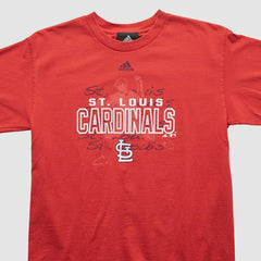 St. Louis Cardinals Adidas 2010s T-shirt - Red Vintage