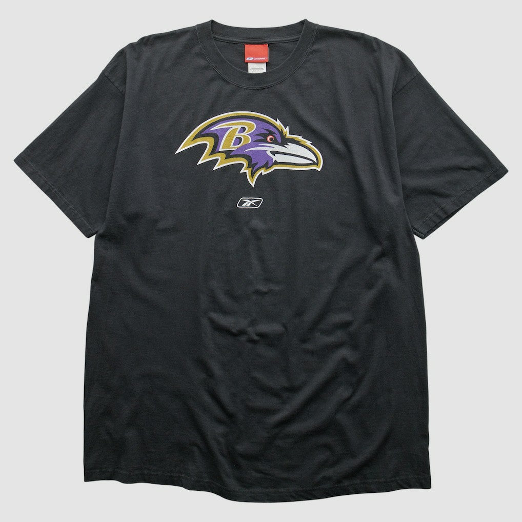 Baltimore Ravens Reebok 2000s T-shirt - Black Vintage discount