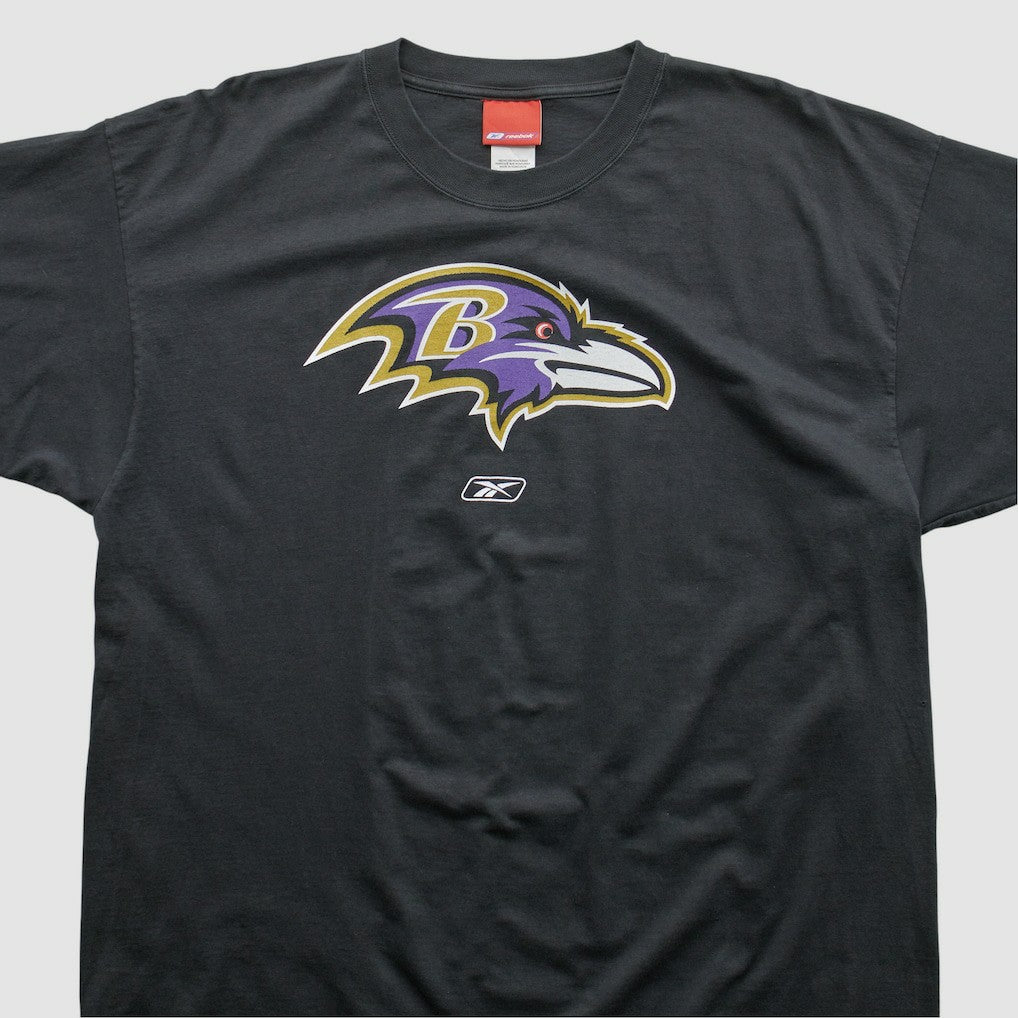 Baltimore Ravens Reebok 2000s T-shirt - Black Vintage discount