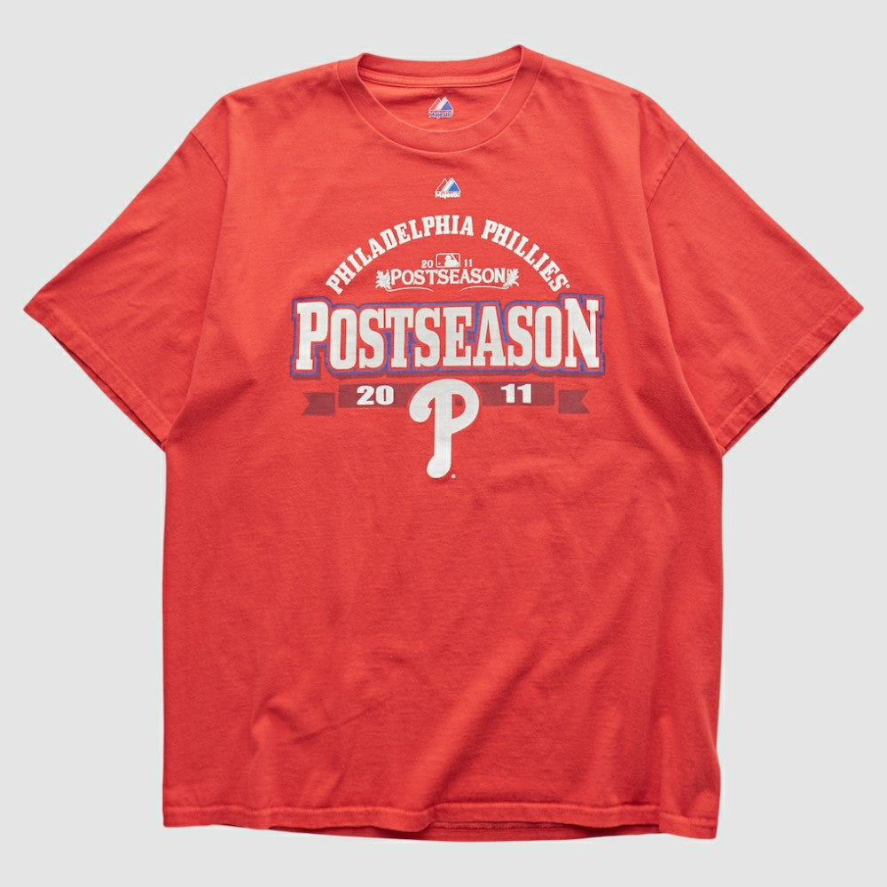 Philadelphia Phillies Majestic 2011 T-shirt - Red Vintage