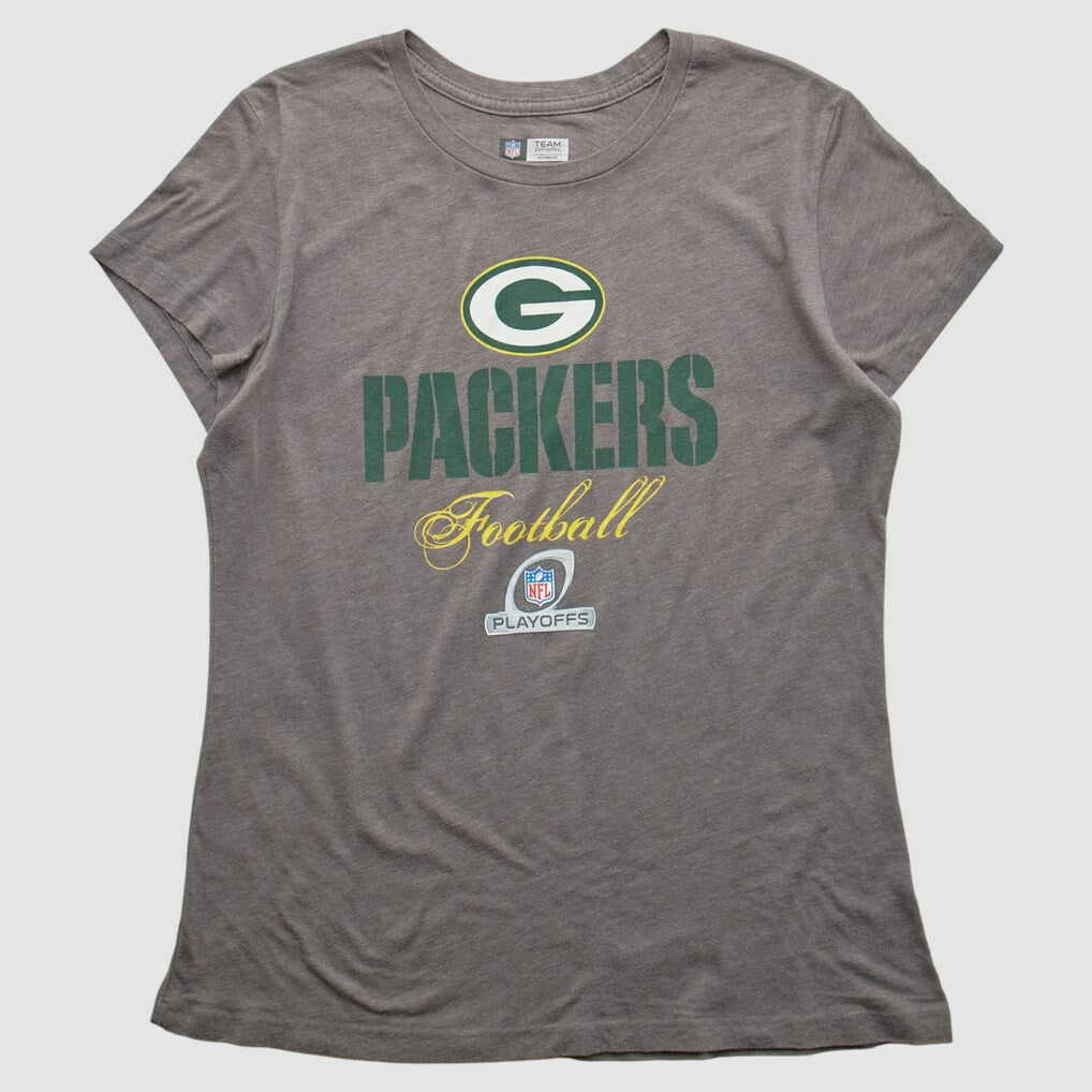 Green Bay Packers NFL 2000s T-shirt - Heather Gray Vintage cheap