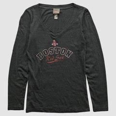 Boston Red Sox Genuine Merchandise 2010s Long Sleeve T-shirt - Charcoal Vintage