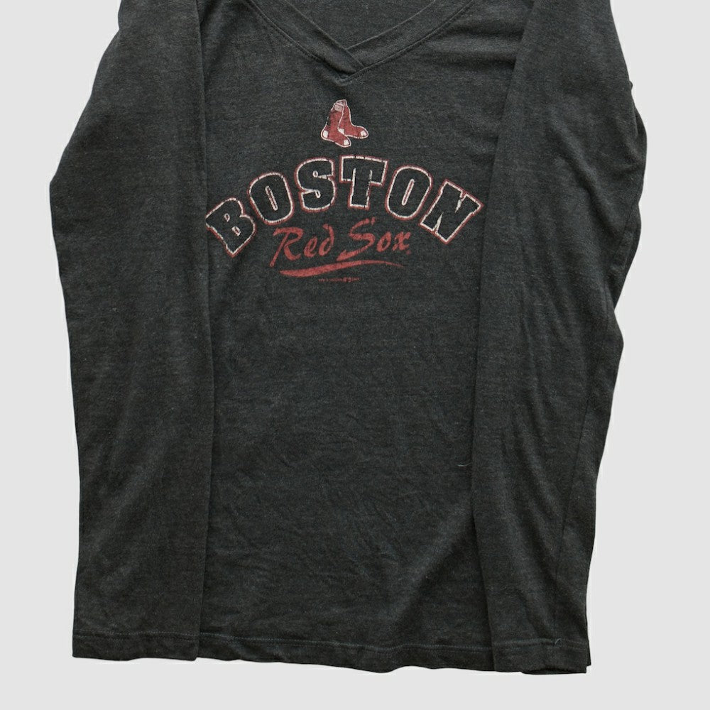 Boston Red Sox Genuine Merchandise 2010s Long Sleeve T-shirt - Charcoal Vintage