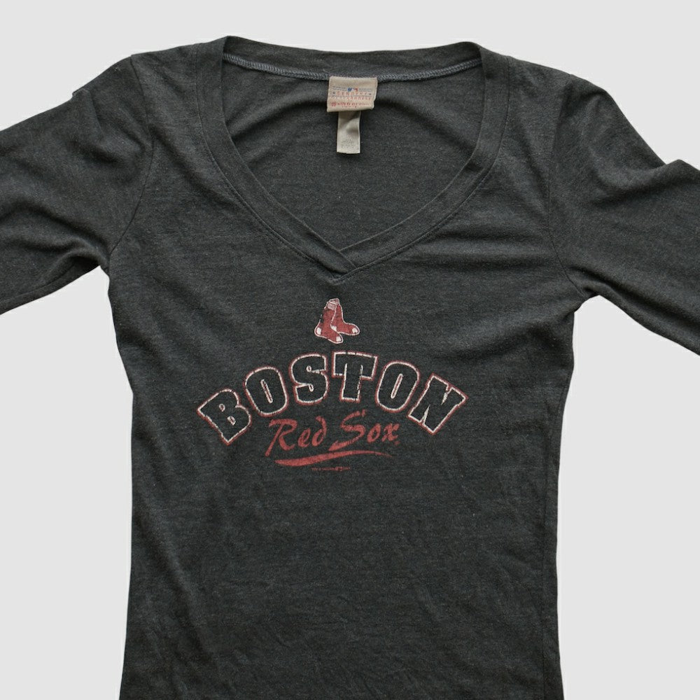 Boston Red Sox Genuine Merchandise 2010s Long Sleeve T-shirt - Charcoal Vintage