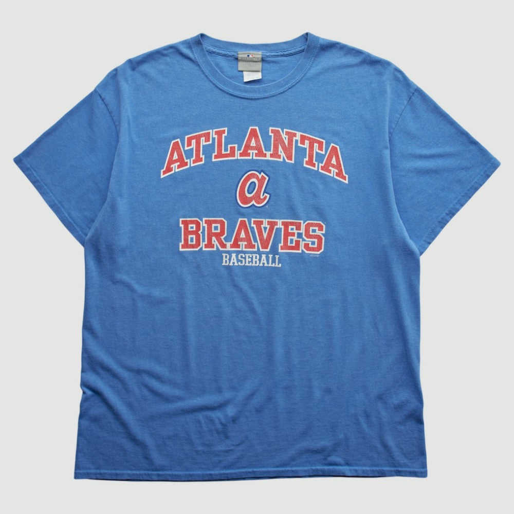 Atlanta Braves MLB Genuine Merchandise 2000s T-shirt - Blue Vintage