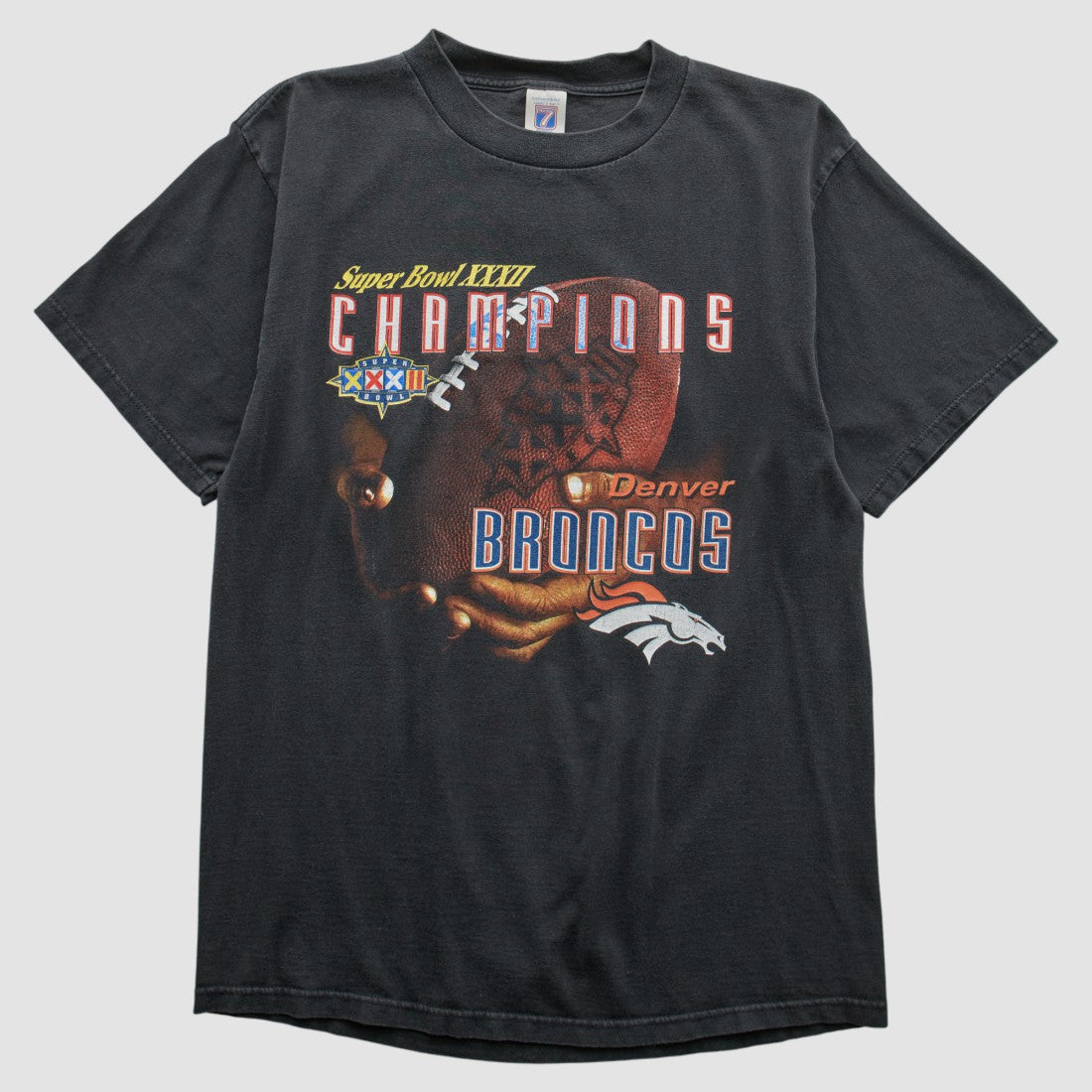 Denver Broncos Logo Athletic 1998 T-shirt - Black Vintage online
