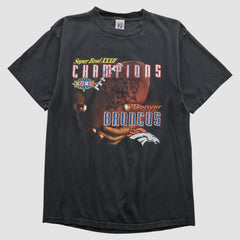 Denver Broncos Logo Athletic 1998 T-shirt - Black Vintage online