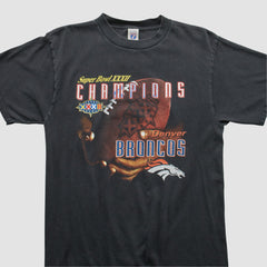 Denver Broncos Logo Athletic 1998 T-shirt - Black Vintage online