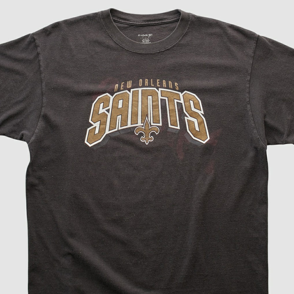 New Orleans Saints Reebok 2000s T-shirt - Black Vintage for sale