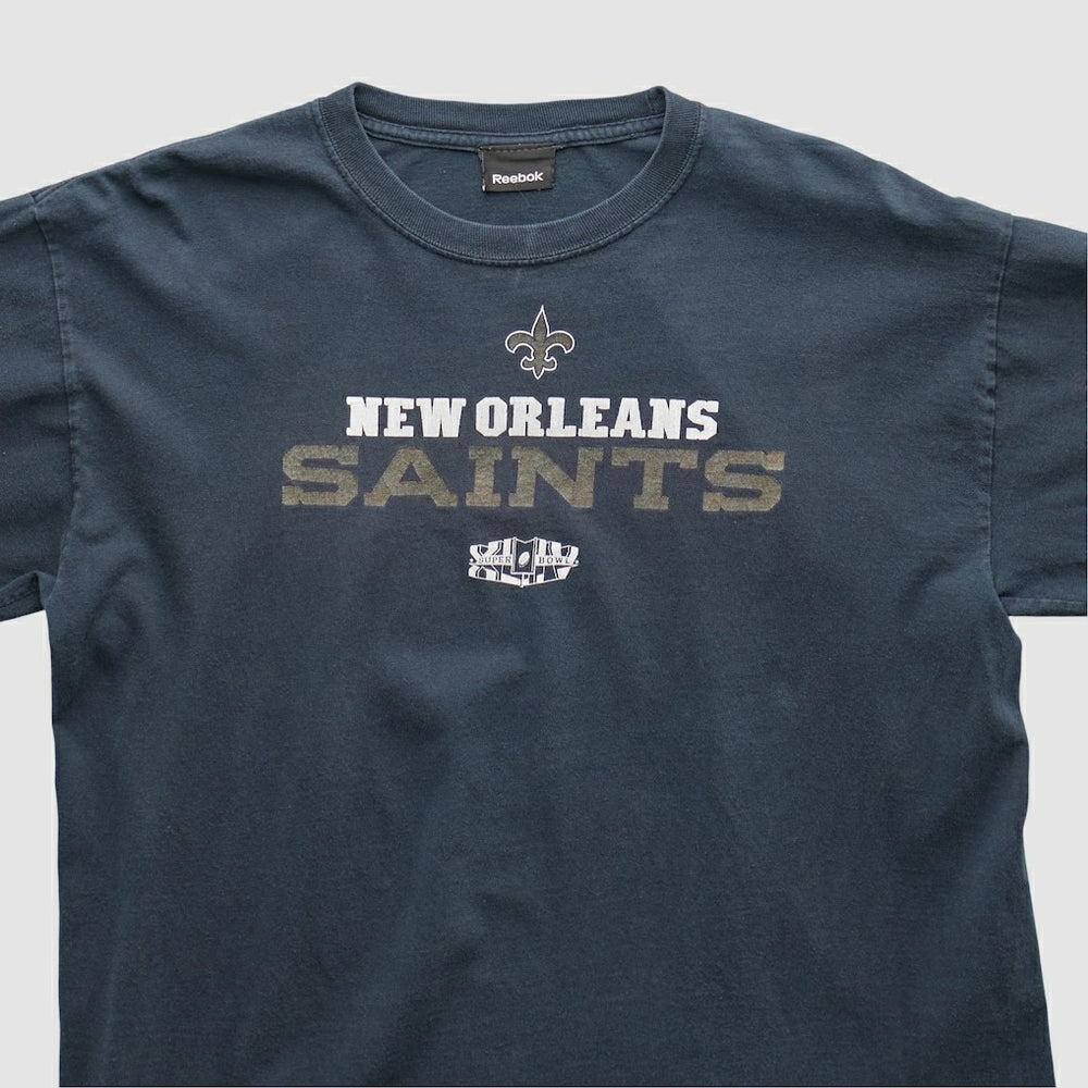 New Orleans Saints Reebok 2010 Long Sleeve T-shirt - Navy Vintage discount