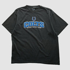 Indianapolis Colts Reebok 2000s T-shirt - Black Vintage for sale